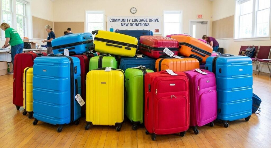 luggages for donation